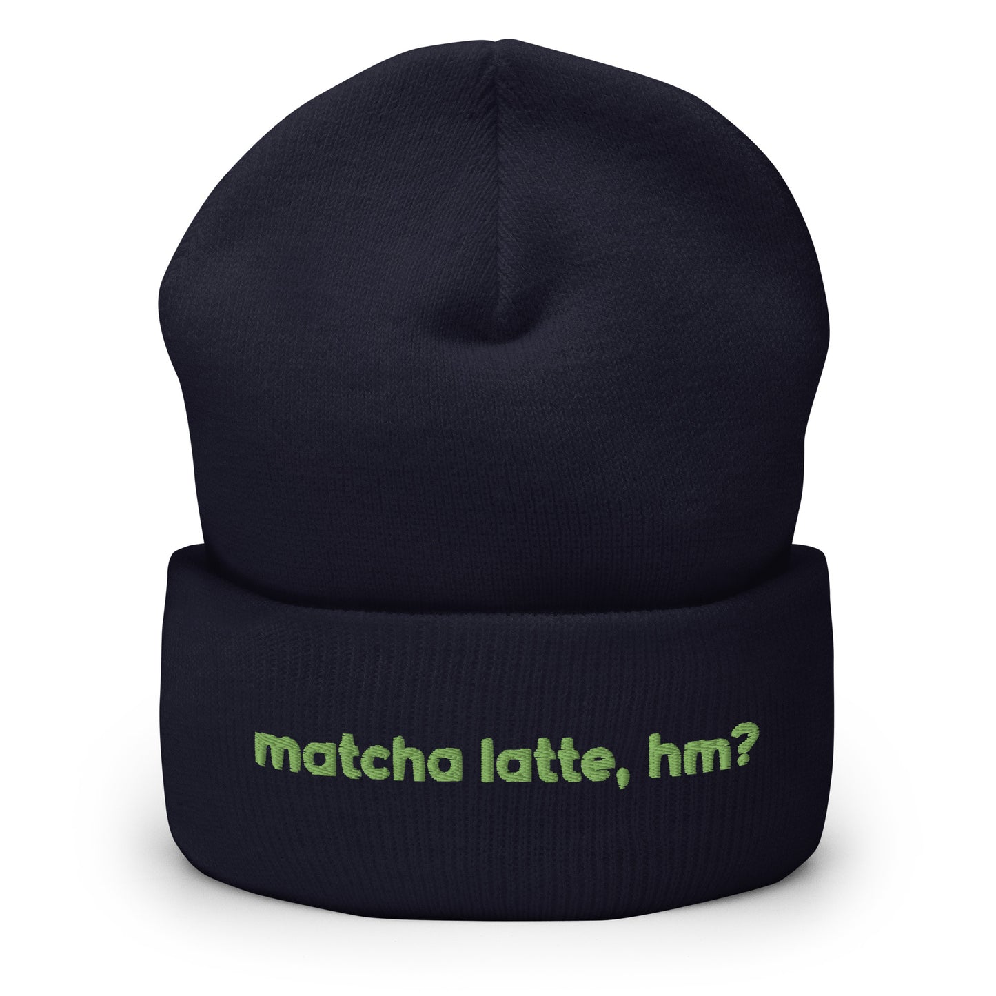 Cuffed Beanie | matcha latte,hm? | Knit hats
