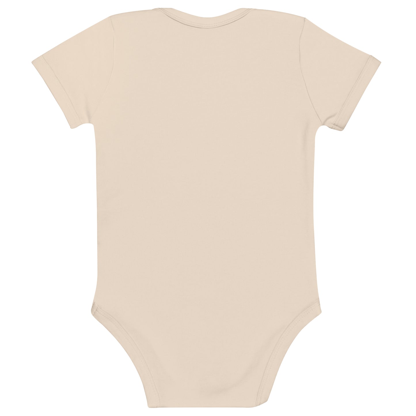 Organic cotton baby bodysuit | matcha latte, hm? W
