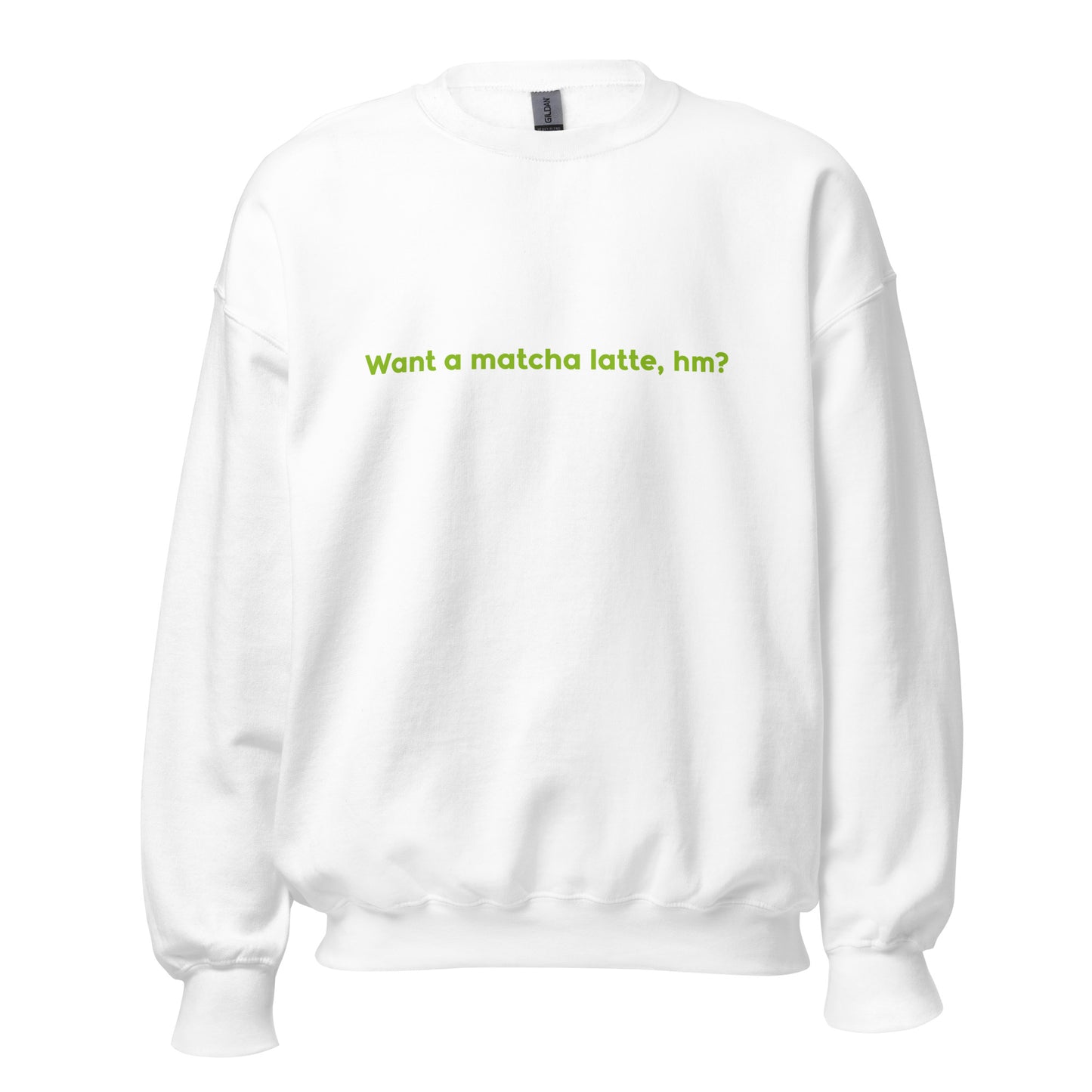 Sweatshirt | matcha latte, hm? G