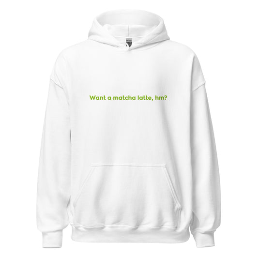 Comfort hoodie | matcha latte, hm? | unisex G
